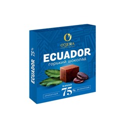 «O'Zera», шоколад Ecuador, содержание какао 75%, 90 г