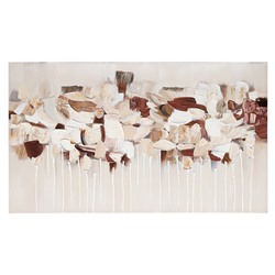 Панно декоративное Fleur, 70х120 см, бежевое