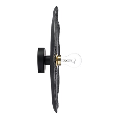 Светильник настенный Wildflower, Ø46 см, черный