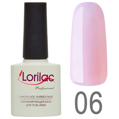 Базовое покрытие Lorilac Professional Camouflage Rubber Base № 6 10 ml