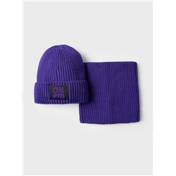 Комплект для девочки: шапка, снуд