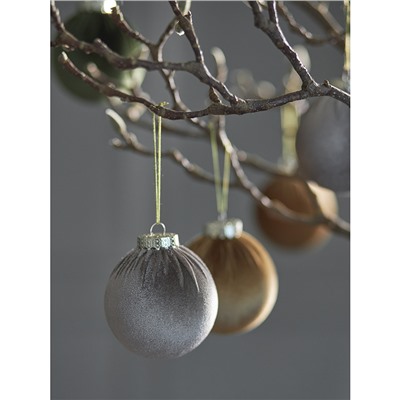 Набор ёлочных украшений Velvet Christmas из коллекции New Year Essential, 6 шт.