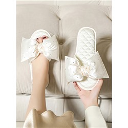 Тапочки «Блеск» белые