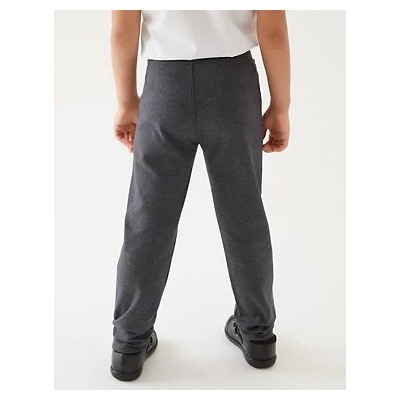 Girls' Slim Leg Knitted School Trousers (2-18 Yrs)