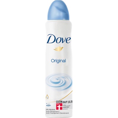 Dove Дезодорант-спрей Оригинал	ьный, 150 мл