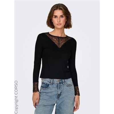 Jdyroxy Shirttop Spitzen-Details