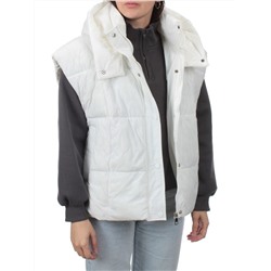 24001 WHITE Жилет утепленный женский (100 гр. холоффайбер)