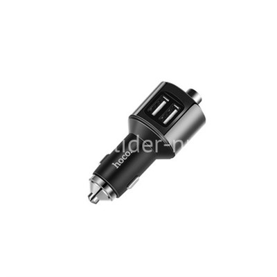 MP3 FM Modulator HOCO E19 (Bluetooth/2 USB/дисплей) черный