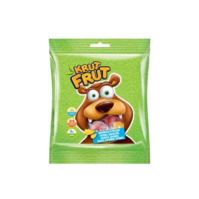 «KrutFrut», мармелад жевательный  в форме озорных мишек, 30 г