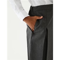 Girls' Longer Length School Skirt (2-16 Yrs)