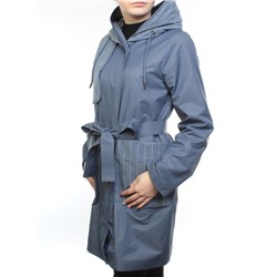 9016 GRAY/BLUE Ветровка женская (60% полиэстер, 40% хлопок)