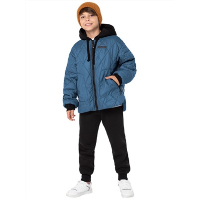 Куртка утепленная для мальчика NIKASTYLE 4м6324 джинс Nikastyle