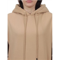 2610 BEIGE Толстовка женская (85% хлопок, 10% полиэстер, 5% спандекс)