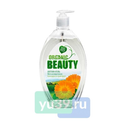 Интим-гель Organic Beauty Календула и грейпфрут, 500 мл.