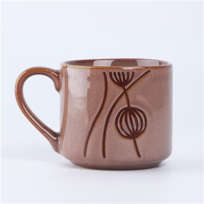 Кружка чайная керамическая «Абстракция», 320 мл, ручная работа