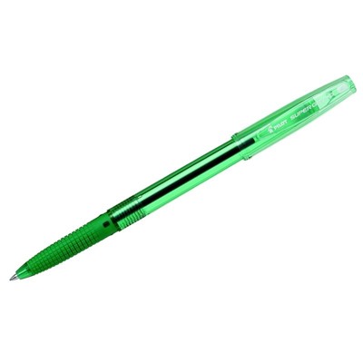 Ручка шариковая Pilot "Super Grip G" зеленая, 0,7мм, грип