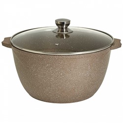 Кастрюля 10 л АП Гранит brown 410806