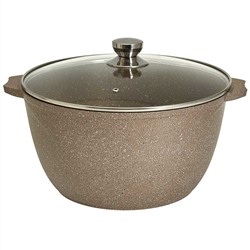 Кастрюля 10 л АП Гранит brown 410806