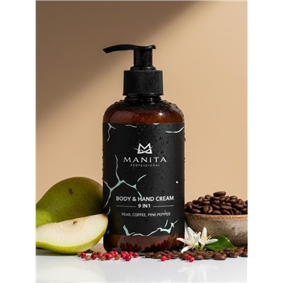 Manita Professional Парфюмированный крем для рук и тела / Pear, Coffee, Pink Pepper, 300 мл