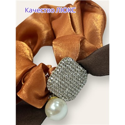 Резинка для волос Dolli Корея Р25А Цвет золотой коричневый