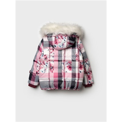 Комплект зимний для девочки: куртка, полукомбинезон