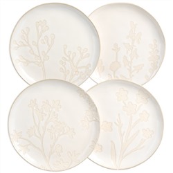 НАБОР ТАРЕЛОК ЗАКУСОЧНЫХ BRONCO "FIELD" 4 ШТ 20,5*2 СМ (КОР=6НАБ.)