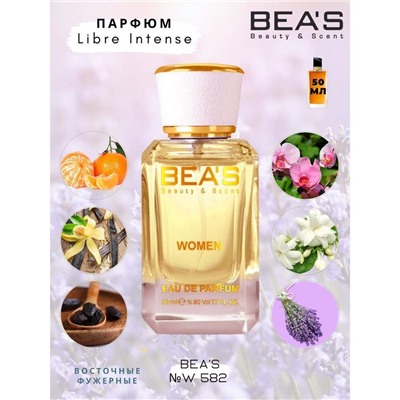 Beas W582 Yves Saint Laurent Libre Intense For Women edp 50 ml, Парфюм женский Beas W582 создан по мотивам аромата Yves Saint Laurent Libre Intense