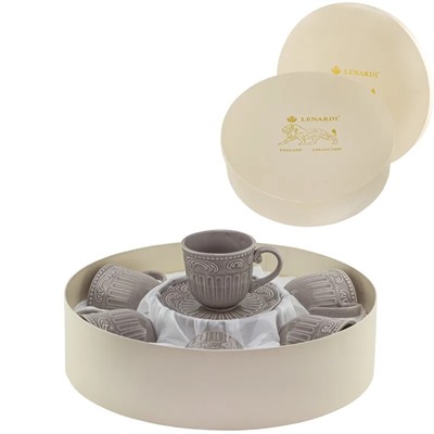 110461 Кофейный набор 12пр. 110 мл БАВАРИЯ в под.уп.(х8)Керамика