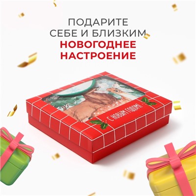 Набор подарочный "Этель" Новогодний лес, фартук, полотенце, прихватка
