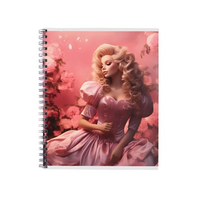 Тетрадь 80л кл на гребне Glamour , обл мел карт, бл офс