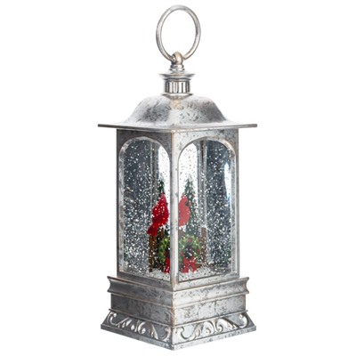 GAEM Изделие декоративное "Фонарь" (подсвет, вьюга, 3хАА н/п), L9 W9 H27 см