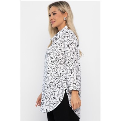 Блуза Твой стиль (черно-белая) Б13793-3М