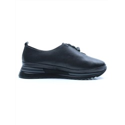 03-5019 BLACK Полуботинки женские (натуральная кожа)