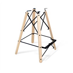 Стул полубарный  SHT-ST36-1/S80-1
                        песчаная буря / прозрачный лак / черный муар