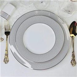 145-540 Набор из 6 тарелок 22см СЕВИЛЬЯ в под.уп.(х10)Костяной фарфор