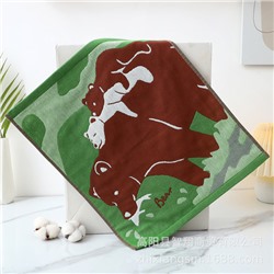 Cotton gauze towel, children's scarf for kindergarten, wholesale