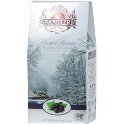 BASILUR. Новый год. Winter Berries. Черная смородина 100 гр. карт.упаковка