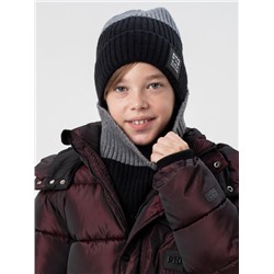 Комплект для мальчика: шапка, снуд