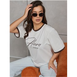 Футболка "Аура" Экрю женская