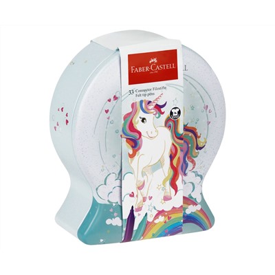 Набор для рисования Faber-Castell "Connector Unicorn" 33 фломастера