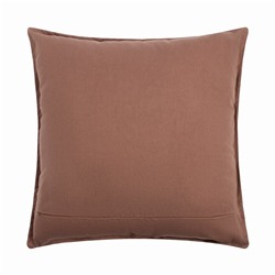Подушка Этель, 45×45+1 см, коричневая, 100% хлопок