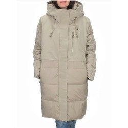 C223 GRAY/BEIGE Куртка зимняя женская (200 гр. холлофайбера)