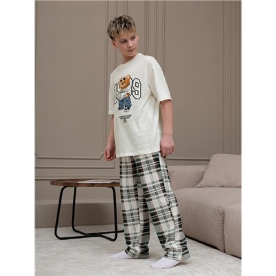 Детский костюм для мальчика Мишель-3 КМ-217 / зелёный