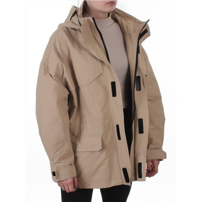 3094 BEIGE Куртка демисезонная женская (100 гр. холлофайбер)