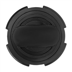 Резиновая опора для подкатного домкрата универсальная, D 100 мм, D 90, H 12 мм Matrix