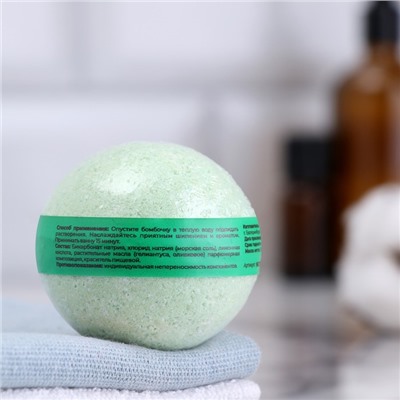 Бомбочка для ванн Добропаровъ с морской солью «хвойный лес» 110 г