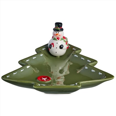 БЛЮДО СЕРВИРОВОЧНОЕ КОЛЛЕКЦИЯ "CHRISTMAS GIFT" 16*15,5*8,5 СМ