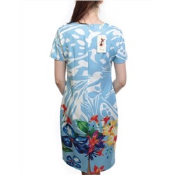 P307 LT. BLUE Платье женское (100% полиэстер)