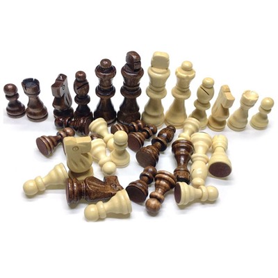 Фигуры шахматные (лакированные, деревянные): 3.0