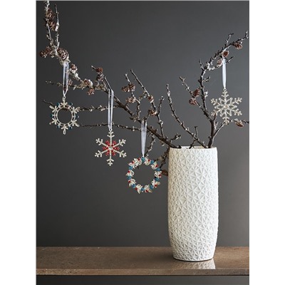 Набор елочных украшений Christmas diamonds из коллекции New Year Essential, 4 шт.